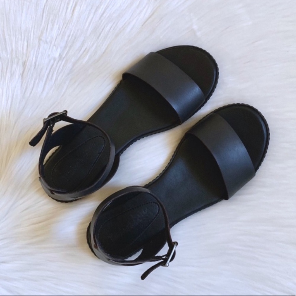 Timberland Cherrybrook Black Leather Sandals - Picture 3 of 6